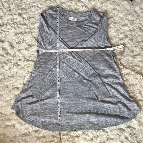 Grey long tunic style sweater - Picture 5 of 6